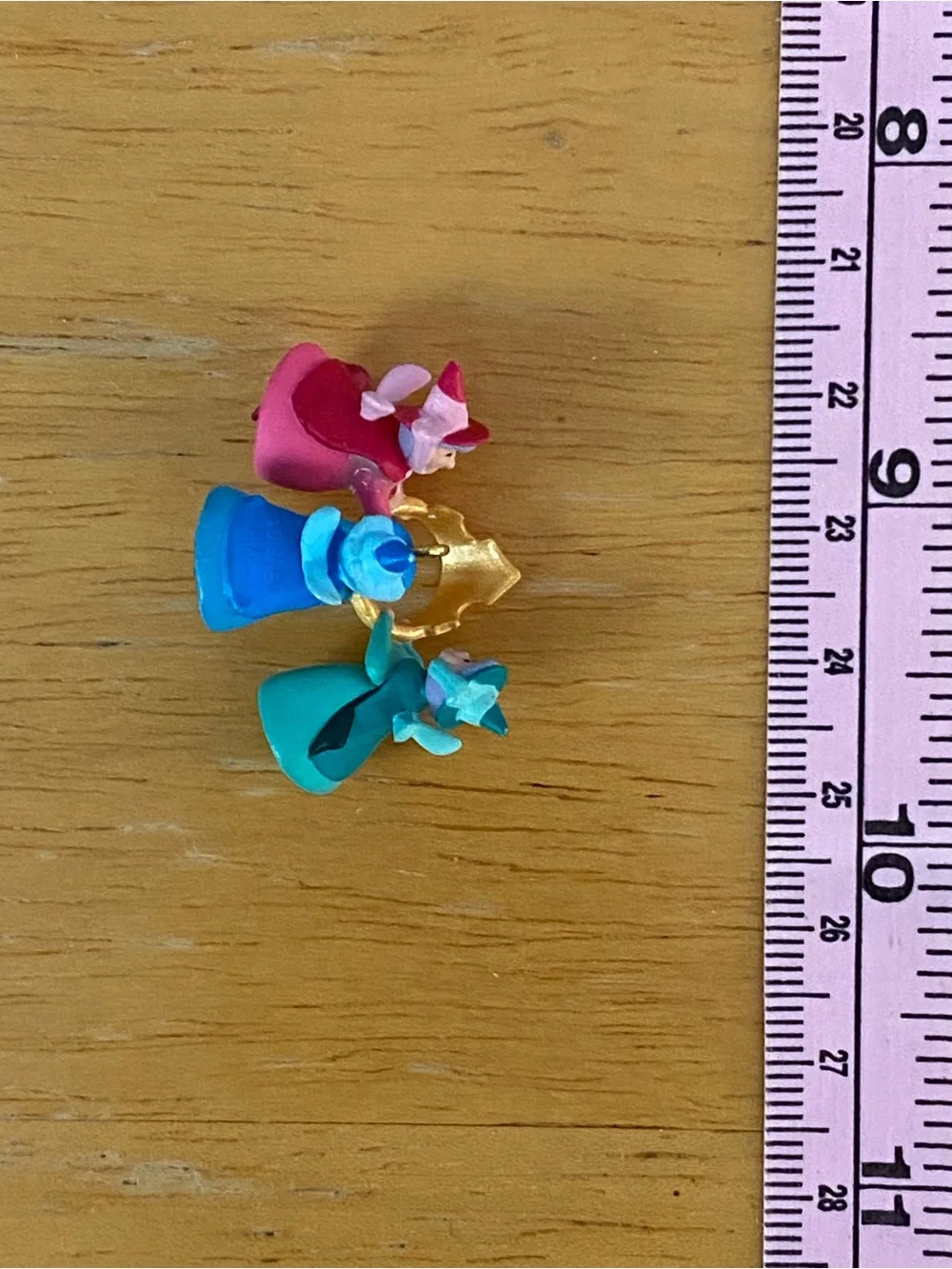 1998 Hallmark Princess Aurora Ornament with Fairies Mini Ornament